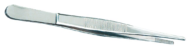 thumbnail image 2 of DDP Dressing Thumb Forceps – 12 Inch Stainless Steel – Serrated Tip 3.5cm – Dental & Medical Tweezer 2 of 5