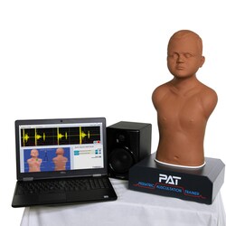 3B Scientific Cardionics PAT Pediatric Auscultation Trainer Dark Skin:First