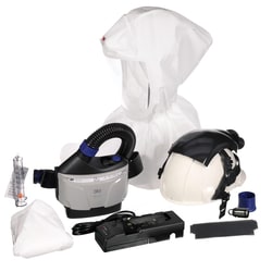 3M™ Versaflo™ Industrial Helmet with Hood Powered Air Respirator Kit, TR-300E+ IHK