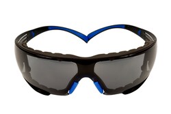 3M SecureFit Safety Glasses with Anti-fog Lens Lens tint: Gray; Temple