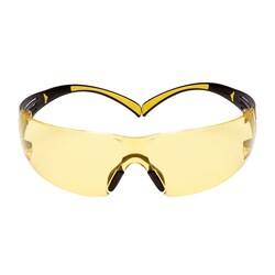 3M SecureFit Safety Glasses with Anti-fog Lens Lens tint: Amber; Temple