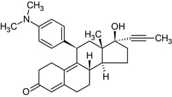 Abcam&nbsp;Mifepristone, Progesterone and Glucocorticoid Receptor Antagonist, Solid, 100 mg