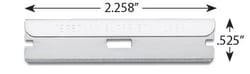 AccuTec Blades Single Edge Long Blades Stainless Steel:Facility Safety