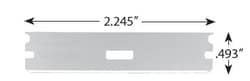 AccuTec Blades Single Edge Long Blades Unbacked:Facility Safety and Maintenance,