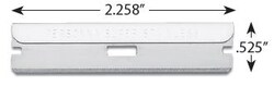 AccuTec Blades Single Edge Long Blades:Facility Safety and Maintenance:Hand