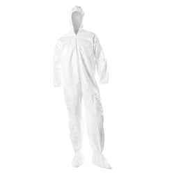 AlphaProTech&nbsp;NuTech&trade; Coveralls with Hood and Attached SureGrip&trade; Boots