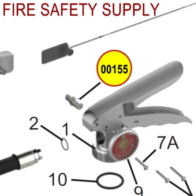 Amerex Fire Extinguisher: Valve and Cap Assembly Pressure valve and cap |  Fisher Scientific