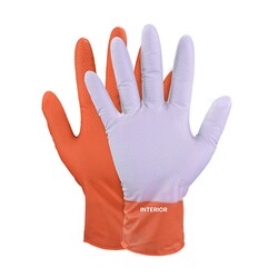 AMMEX CORPORATION Gloveworks Ultra Flock Lined RDT Orange Nitrile PF Ind Gloves 2X-Large | Buy Online | AMMEX CORPORATION | Fisher Scientific