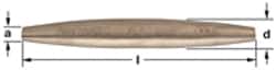 Ampco Small Double-End Aligning Barrel Type Drift Pin