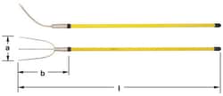 Ampco Hay Fork with Fiberglass Handle