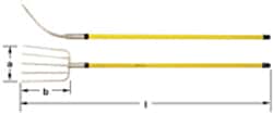 Ampco Manure Fork with Fiberglass Handle