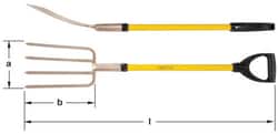 Ampco Garden Fork with Fiberglass Handle