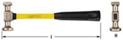 Ampco Sheet Metal Hammer with Fiberglass Handle