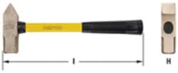 Ampco Small Cross Peen Engineers'/Blacksmiths' Hammer
