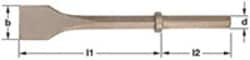 Ampco Pneumatic Hex Shank Chisel
