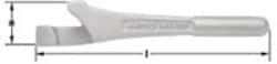 Ampco Small Aluminum Valve Wheel Wrench
