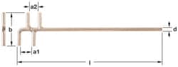 Ampco Double F-Type Valve Wheel Hook