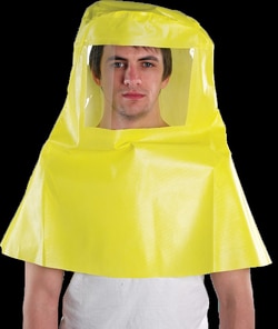 Ansell™ AlphaTec™ 3000 Cape Hood with Visor Ultrasonically Welded and Taped