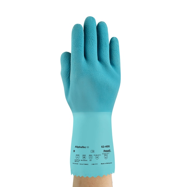 Ansell AlphaTec 62400 Durable Natural Rubber GloveGloves, Glasses and