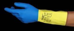 Ansell AlphaTec™ 87-224 Two-Tone Double-Dipped Work Gloves, Vend Pack
