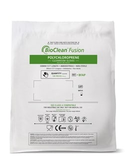 Ansell BFAP BioClean Fusion Polychloroprene Cleanroom Gloves:Personal Protective