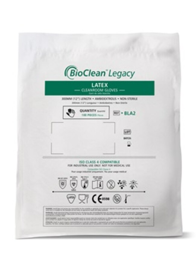 Ansell BioClean Legacy BLA2 Latex Cleanroom GlovesPersonal Protective