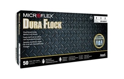 Ansell&nbsp;MICROFLEX&trade; Dura Flock&trade; DFK-608 Nitrile Gloves