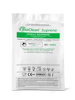 Ansell&nbsp;BioClean&trade; Suprene BSNS Sterile Neoprene Cleanroom Gloves