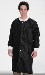 Apex Aseptic Extra-Safe Lab Coats, Ceil Blue X-Small | Buy Online