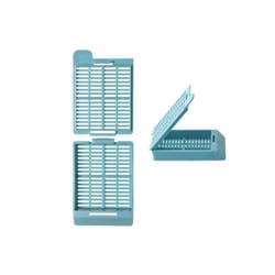 Azer Scientific Taped Tissue Cassette, 45° angle front