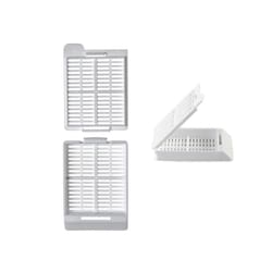 Azer Scientific Taped Tissue Cassette, 45 angle front White | Buy Online | Azer Scientific | Fisher Scientific