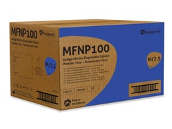 BM Polyco Finite P Indigo AF Nitrile Powder Free Disposable Gloves Large | Buy Online | BM Polyco&trade; | Fisher Scientific