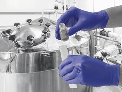 BM Polyco Finite P Indigo AF Nitrile Powder Free Disposable Gloves Large | Buy Online | BM Polyco&trade; | Fisher Scientific