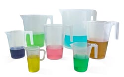 Bel-Art&trade;&nbsp;Tall Form Graduated Pitchers, Polypropylene