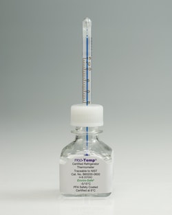 Bel-Art Termómetro de verificación de refrigerador H-B Frio-Temp con informe de calibración individual De -5 &deg;C a +15 &deg;C | Buy Online | Bel-Art&trade; | Fisher Scientific