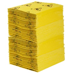 Brady SPC Absorbents BrightSorb High Visibility Safety Lightweight Absorbent Pad CH200-E Alternate Part Number | Buy Online | Brady&trade; | Fisher Scientific