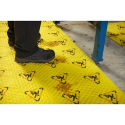 Brady SPC Absorbents BrightSorb High Visibility Safety Heavyweight Absorbent