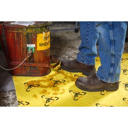 Brady SPC Absorbents BrightSorb High Visibility Safety Heavyweight Absorbent