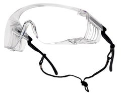 Bollé Safety Override OTG Goggles Lens tint: Clear, Frame color: Clear,