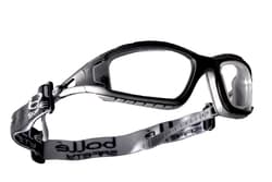 Bollé Safety Tracker II Safety Glasses Lens tint: Clear, Lens coating: