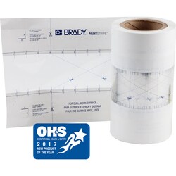 Brady&trade;&nbsp;PaintStripe&trade; Polyester Floor Marking Stencils