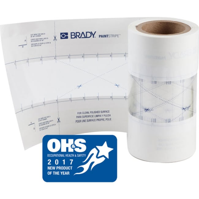 BradyPaintStripe Polypropylene Floor Marking Stencils Pictogram