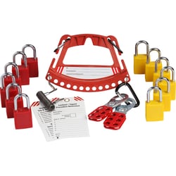 Brady&trade;&nbsp;Safety Lock and Tag Carrier With Safety Padlocks