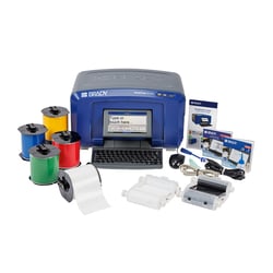 Brady™ BradyPrinter S3700 Multicolor and Cut Sign and Label Printer with Color Label Materials Kit