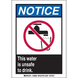 Brady™ Food Sanitation Labels - Self-Sticking Polyester