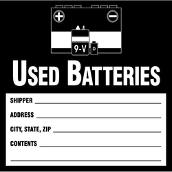 Brady&trade;&nbsp;Waste Disposal Labels - Adhesive Vinyl