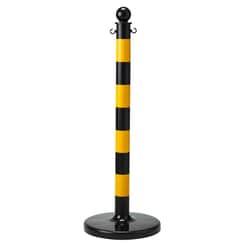 Brady™ Bradylink Warning Stanchion - Non-Reflective Stripes