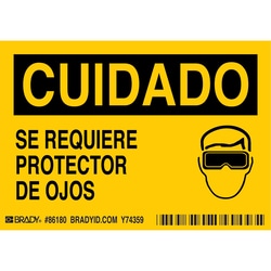 Brady&trade;&nbsp;Chemical, Biohazard & Hazardous Material Labels - Self-Sticking Polyester, Spanish