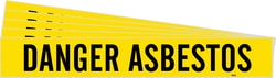 Brady™ Danger Asbestos Pipe Marker, Style 1HV