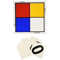 Brady™ NFR Magnetic Sign Kit: INSTABILITY, 12 x 12 in.